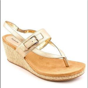 Gold details wedge Sandal by Style & Co 7.5